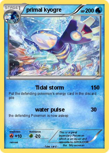 Pokemon primal kyogre