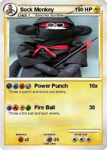 Pokemon Sock Monkey
