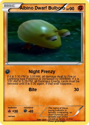 Pokemon Albino Dwarf Bulborb