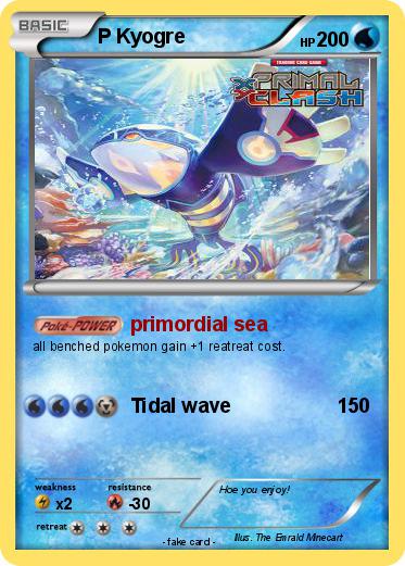 Pokemon P Kyogre