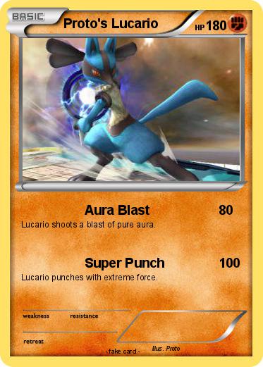 Pokemon Proto's Lucario