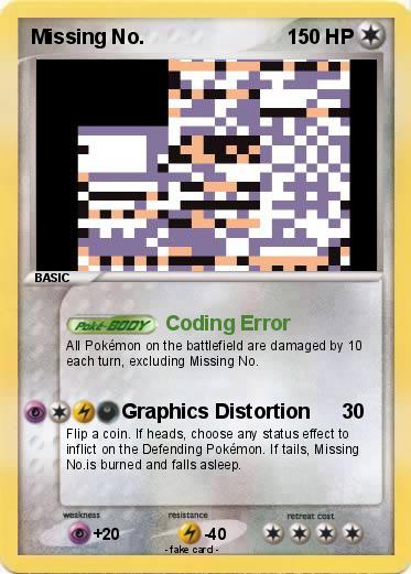 Pokemon Missing No.