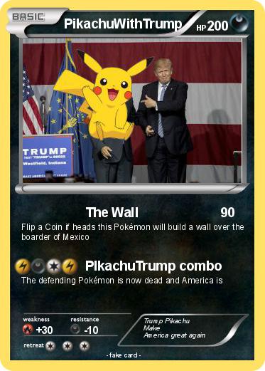 Pokemon PikachuWithTrump