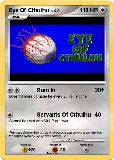 Pokemon Eye Of Cthulhu