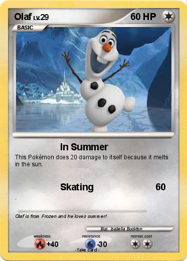 Pokemon Olaf