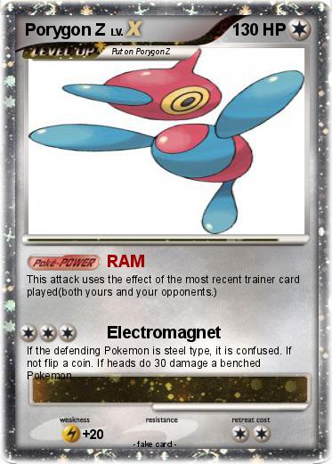 Pokemon Porygon Z
