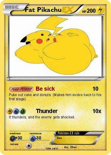 Pokemon Fat Pikachu