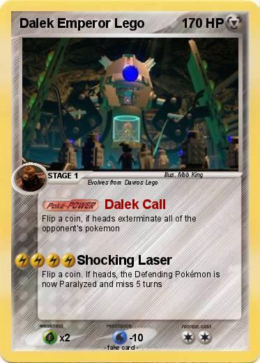 Pokemon Dalek Emperor Lego