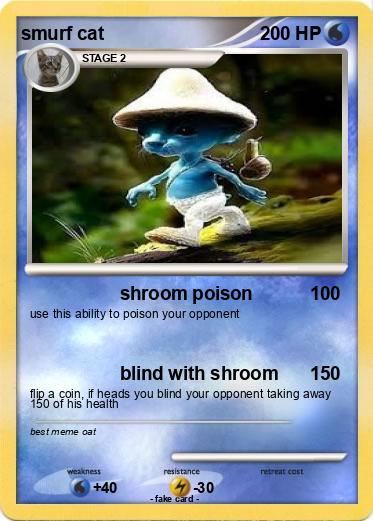 Pokemon smurf cat