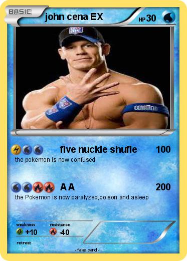 Pokemon john cena EX