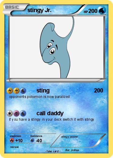 Pokemon stingy Jr.