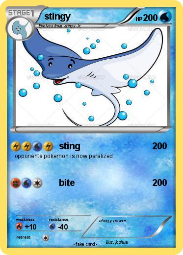 Pokemon stingy