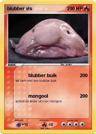 Pokemon blubber vis