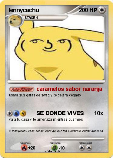Pokemon lennycachu
