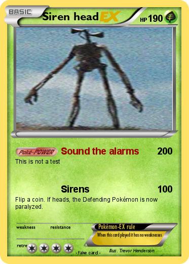 Pokemon Siren head
