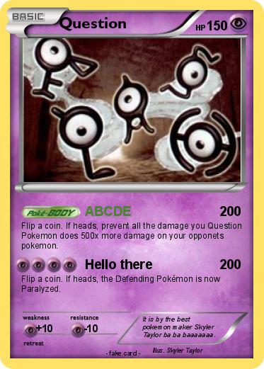 Pokemon Question