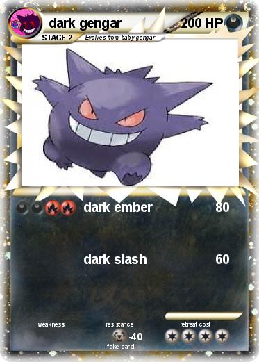 Pokemon dark gengar