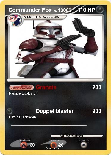 Pokemon Commander Fox