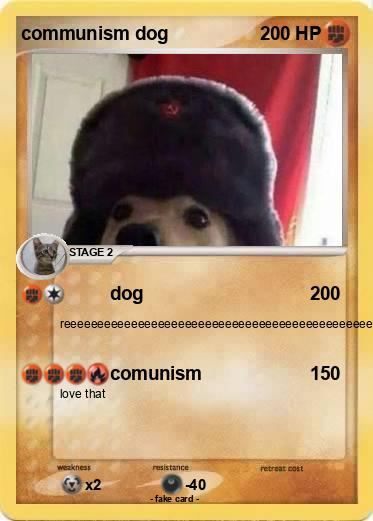 Pokemon communism dog