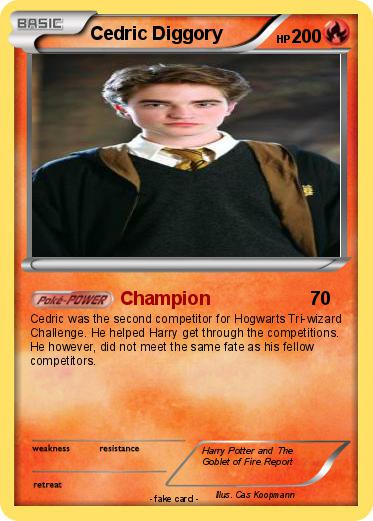 Pokemon Cedric Diggory