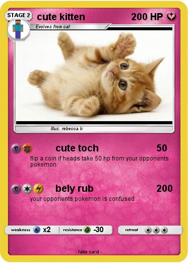 Pokemon cute kitten