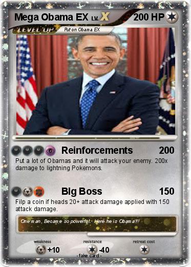 Pokemon Mega Obama EX