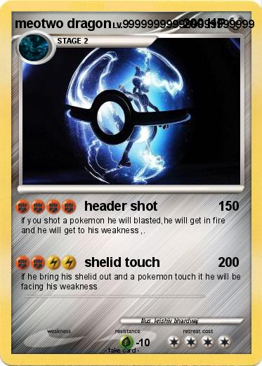 Pokemon meotwo dragon