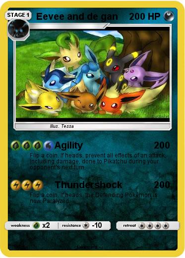Pokemon Eevee and de gan