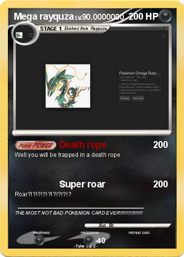 Pokemon Mega rayquza