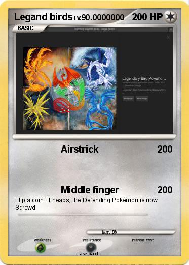 Pokemon Legand birds