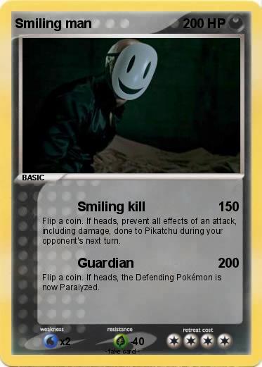 Pokemon Smiling man