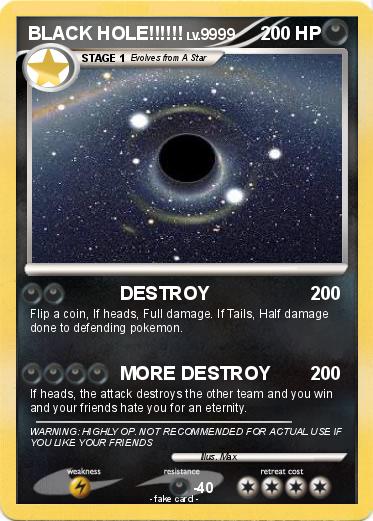 Pokemon BLACK HOLE!!!!!!