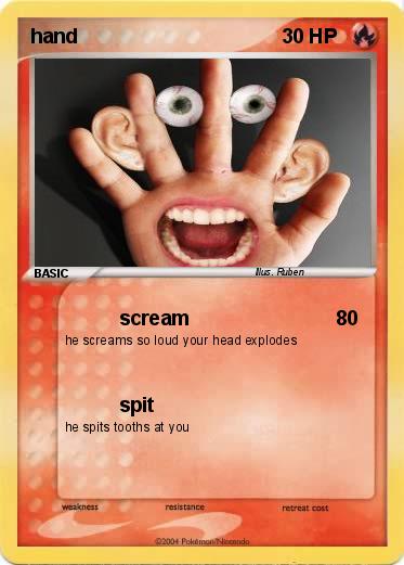 Pokemon hand