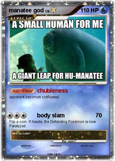 Pokemon manatee god