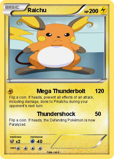 Pokemon Raichu
