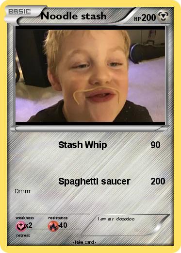 Pokemon Noodle stash