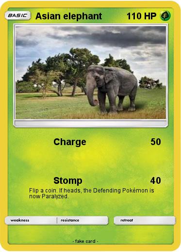 Pokemon Asian elephant
