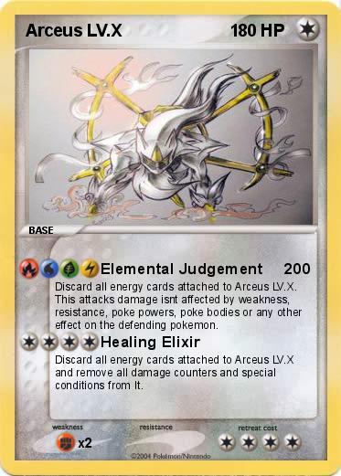 Pokemon Arceus LV.X                       1