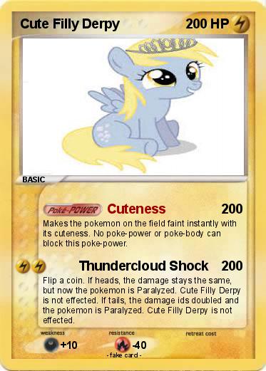 Pokemon Cute Filly Derpy