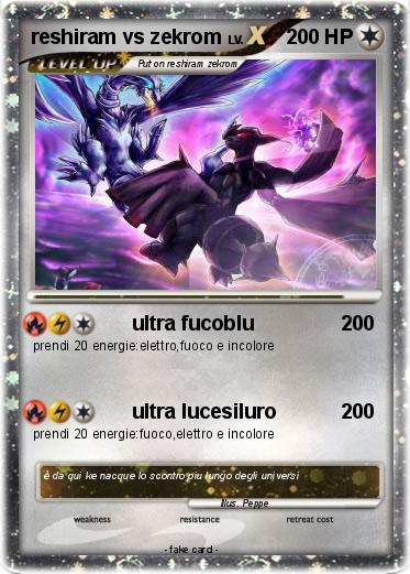 Pokemon reshiram vs zekrom