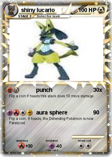 Pokemon shiny lucario