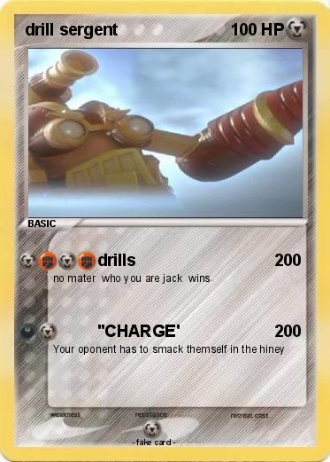 Pokemon drill sergent