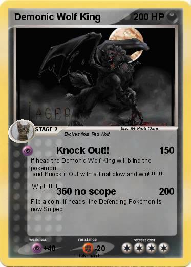 Pokemon Demonic Wolf King