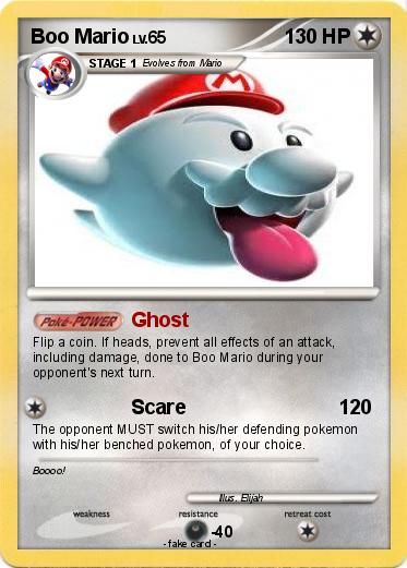 Pokemon Boo Mario