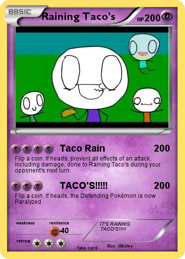 Pokemon Raining Taco's