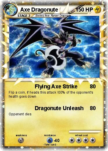 Pokemon Axe Dragonute