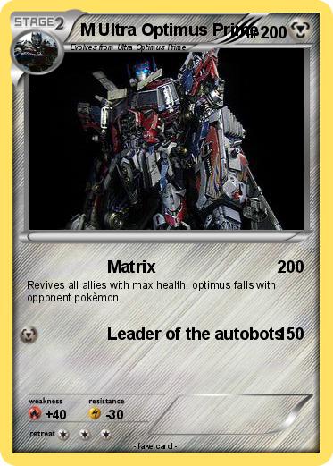 Pokemon M Ultra Optimus Prime