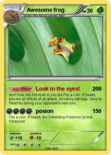 Pokemon Awesome frog