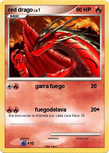 Pokemon red drago