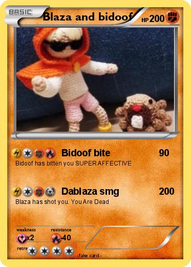 Pokemon Blaza and bidoof